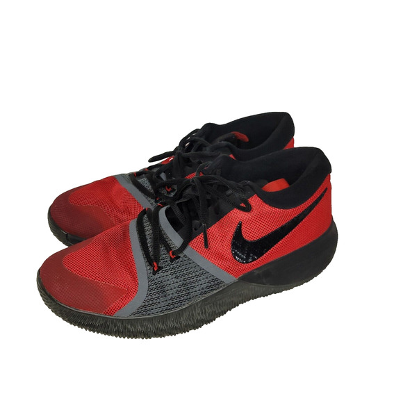 Nike Shoes Mens Size 9.5 Red Black Assertion Athletic Gym Basketball 917505-600 - Picture 1 of 16